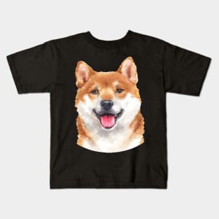 Droopy Delight Inu Chic, Stylish Tee for Canine Admirers Kids T-Shirt